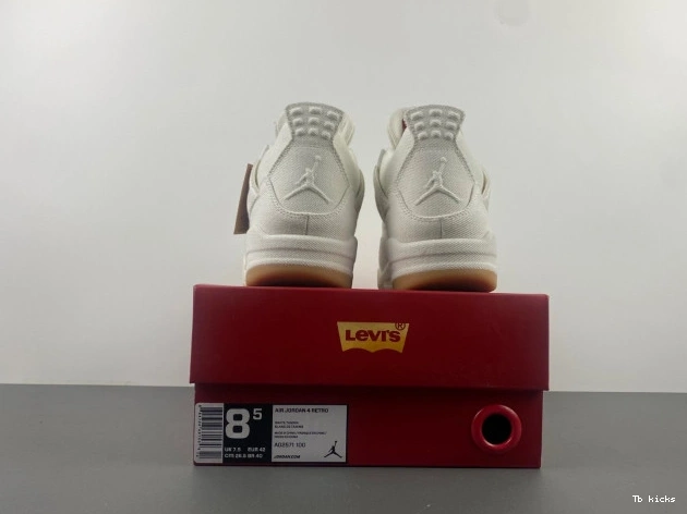 Cheap TBK Levi's 4 Jordan 'White' AO2571-100 x Air 0812